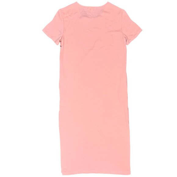 NWT Women's TREASURE & BOND Relaxed Tee Sheath Dress Pink Rosette | Size M - Picture 5 of 12